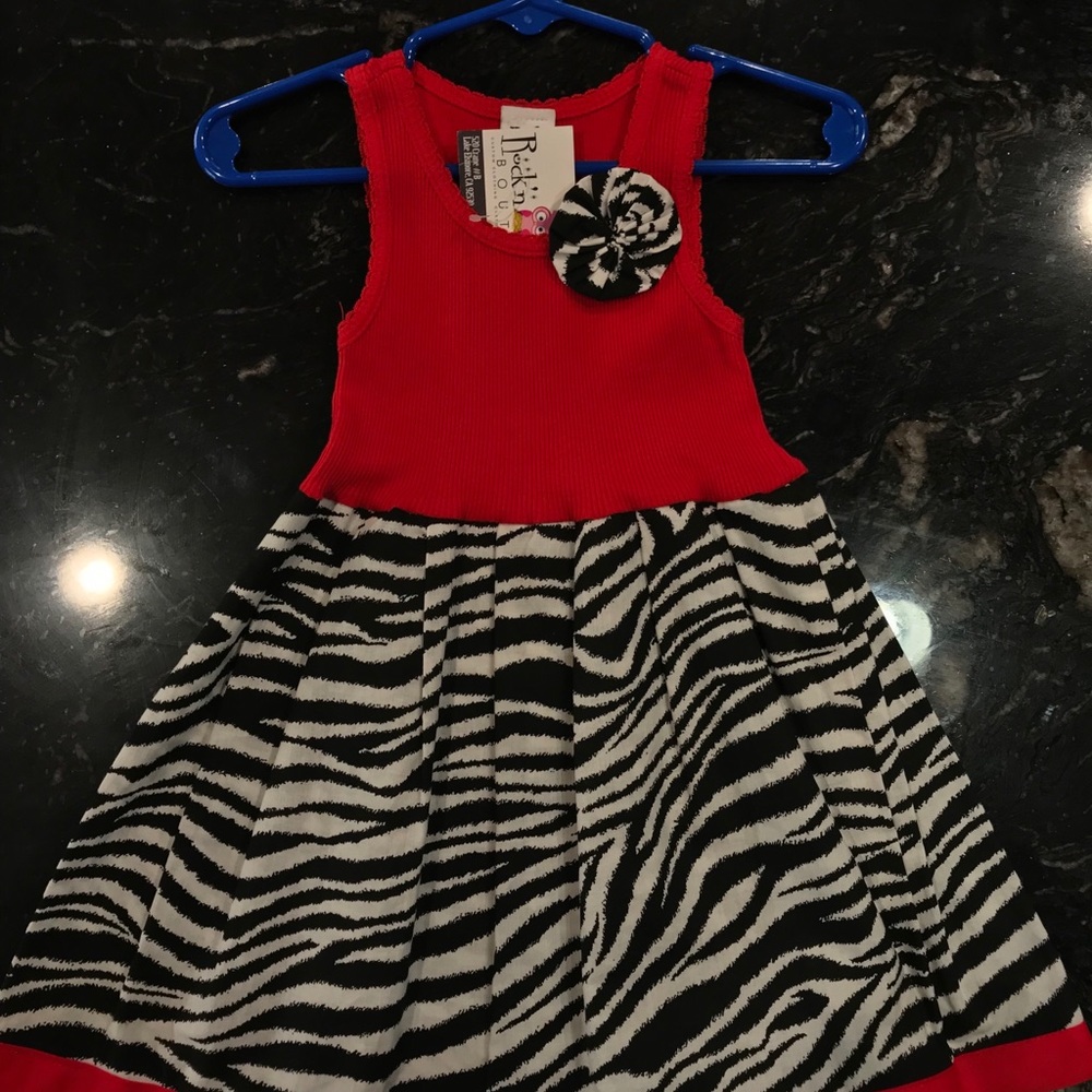 Zebra print dress